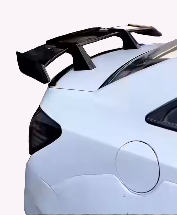 GT Type Sportz Spoiler Semi-Finished (Unpainted Grey) Car Spoiler Fiber Reinforced Plastic (FRP) Compatible with A