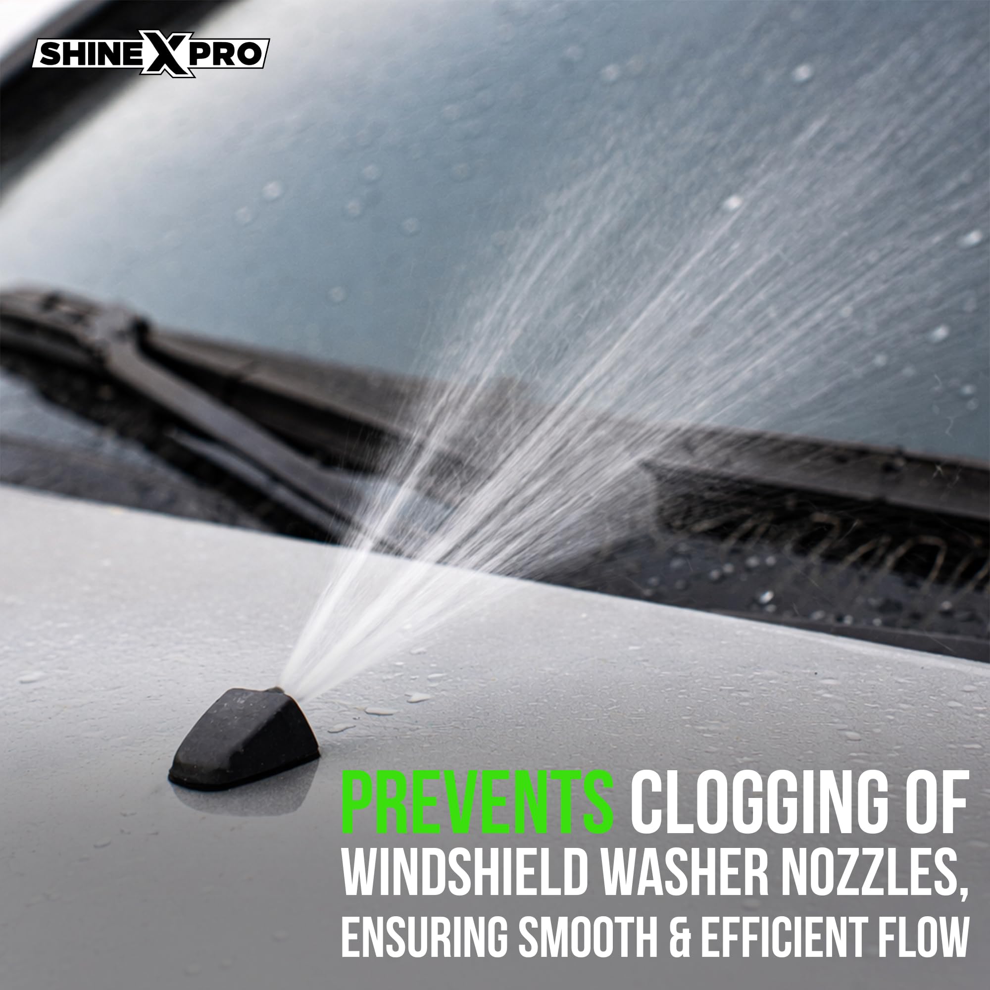 200mL Windshield Washer Fluid For Car - Car Windshield Cleaner Liquid In Concentrate Form (20mL Enough For 1L Tank) - Get A Streak Free Finish With Our Car Wiper Liquid