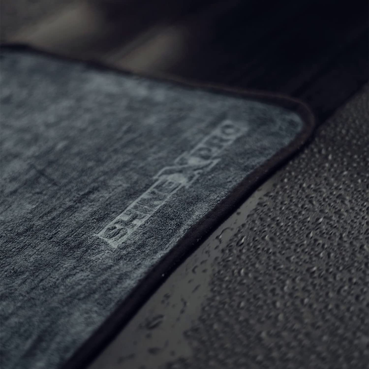 Microfiber Car Cleaning Cloth - OG Soft 500 GSM Extra Large (35x75 CM) Microfiber Cloth for Car and Bike - Suede Edging for Scratchless Drying and Detailing (Pack of 2, Grey)