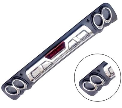 Rear Bumper Lip Diffuser Car Back Bumper Spoiler Lip Splitter Chrome for Alto 800 Set of 1pc