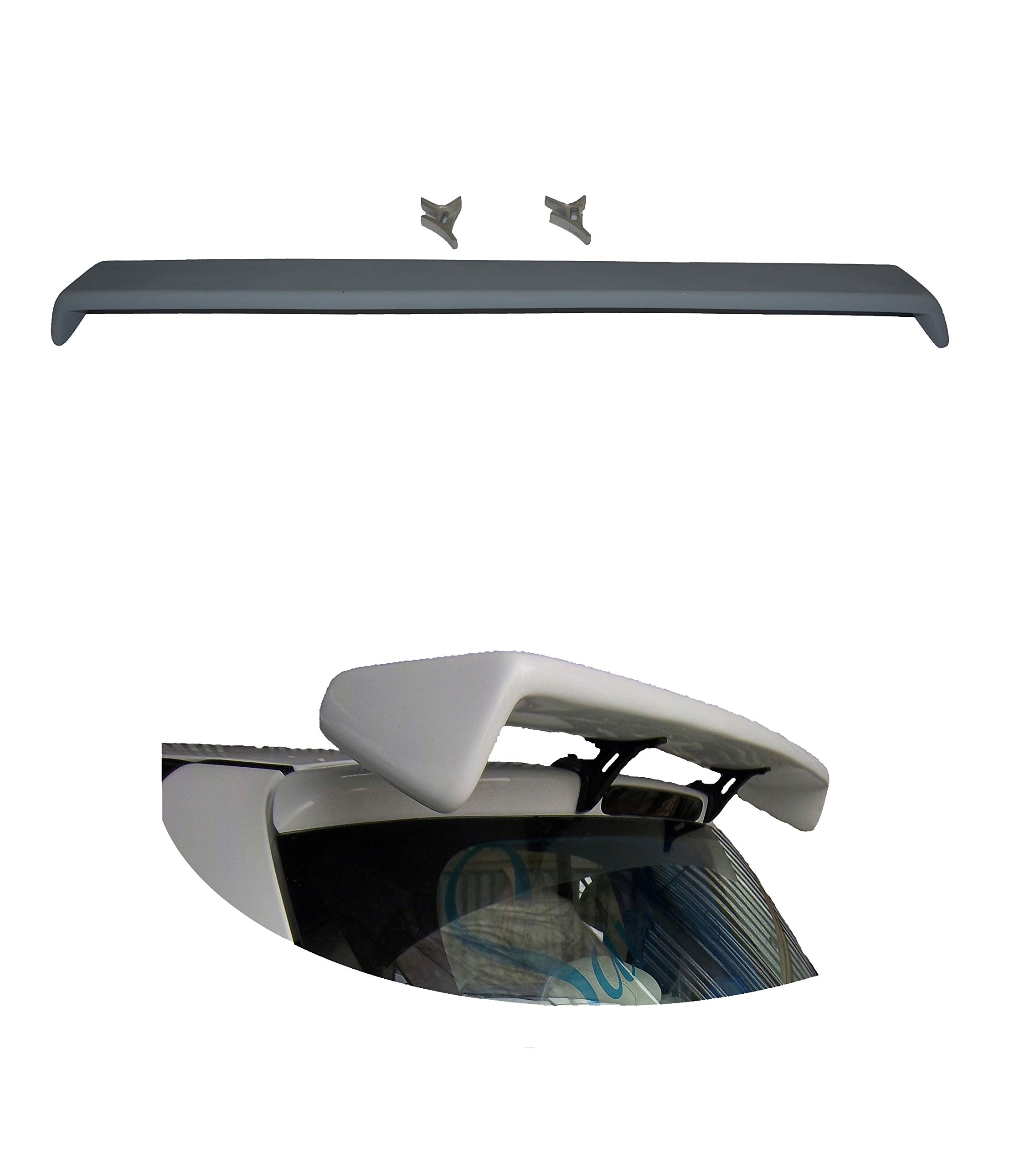 Car Spoiler Compatible to Swift Semi-Finished (Unpainted) Fiber Reinforced Plastic (FRP)
