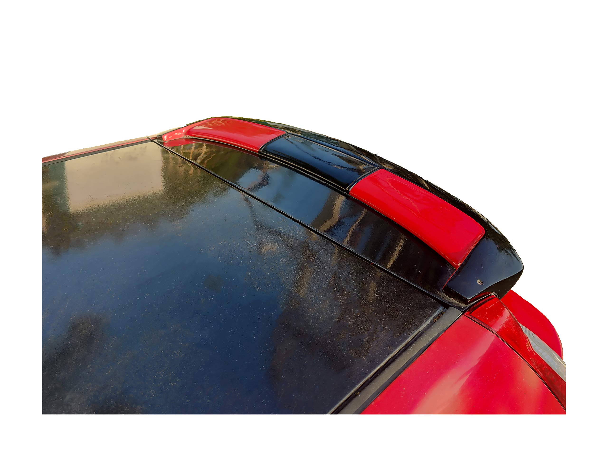 Light Weight Car Rear Trunk Spoiler Compatible with Ford Figo. Semi-Finished Car Spoiler Ford Figo (2010 to 2014) (Unpainted Grey)