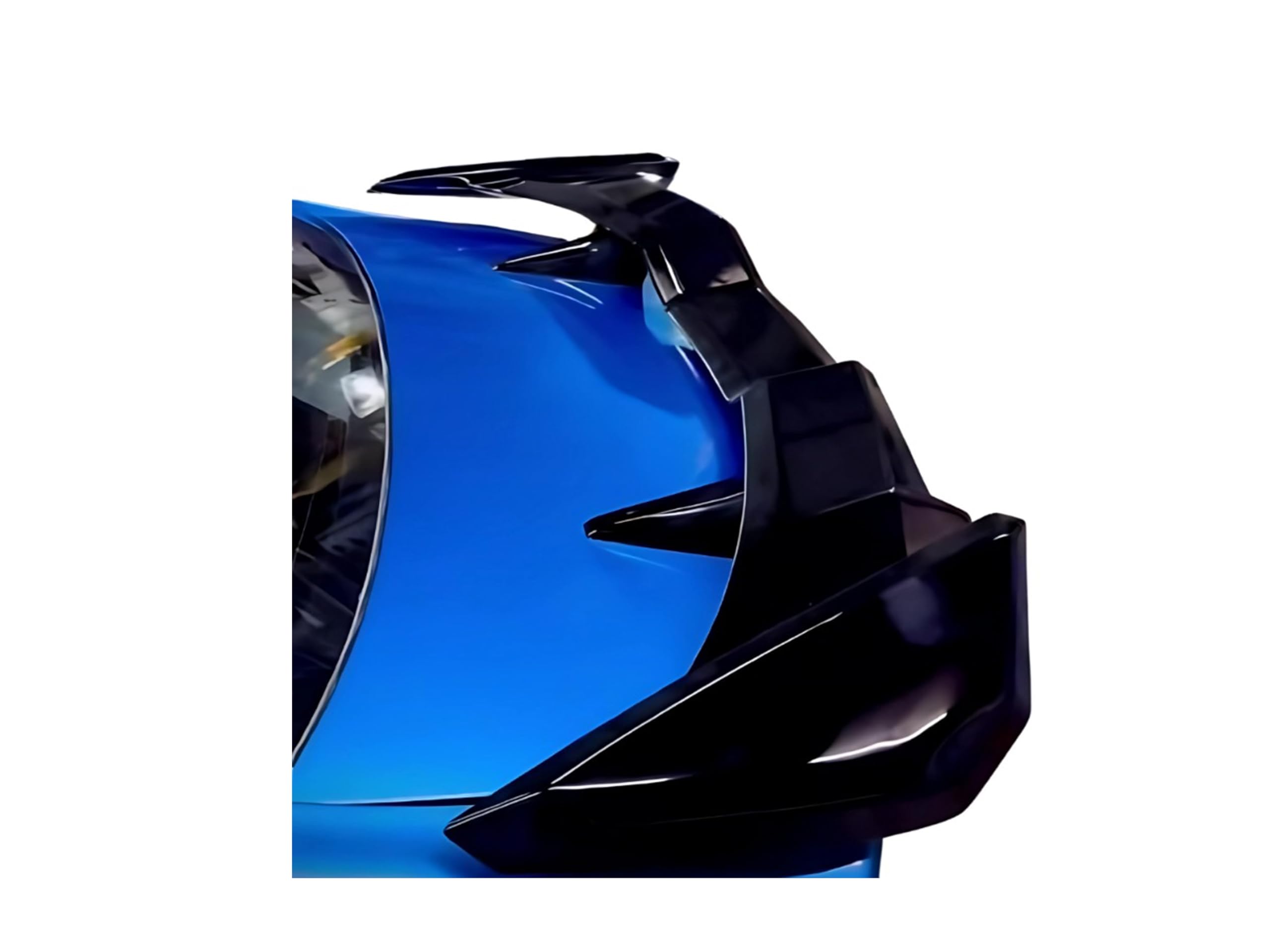 Car Spoiler Compatible for BMW | Zest | Curvv | Fluidic Verna | Tigor | Logon | Verito | Semi-Finished - Unpainted (FRP) Polo car Spoiler