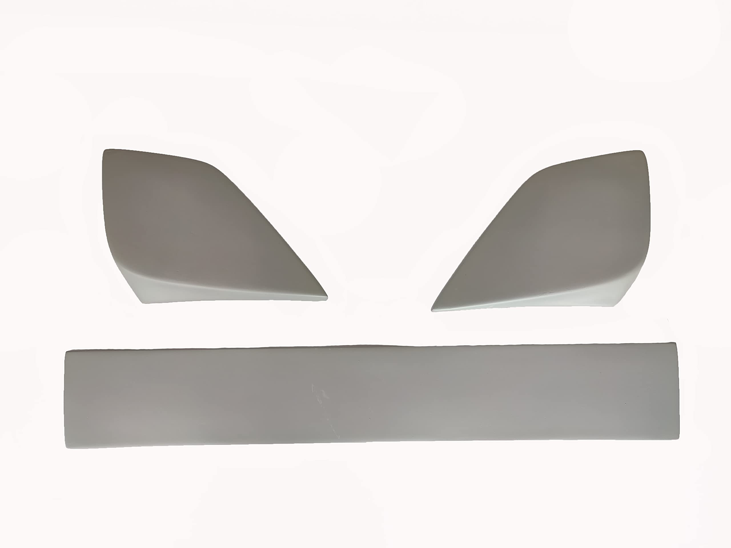 Car Spoiler Compatible with Lancer (Unpainted - Ps Grey Color) Car Spoiler with Light Weight Fiber Reinforced Plastic (FRP) - Drilling Required.