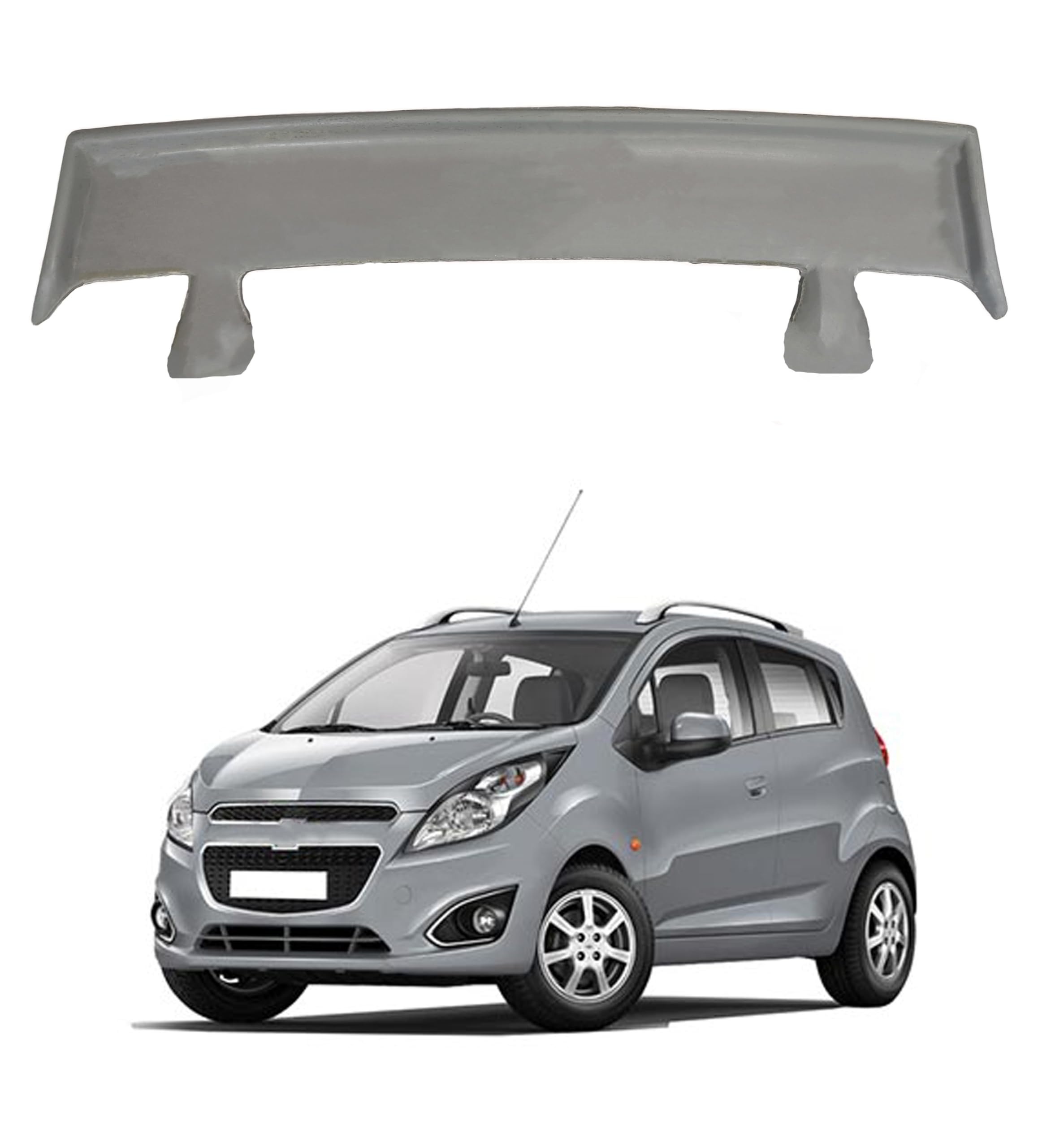 Car Spoiler Compatible to - Semi-Finished (Unpainted) Fiber Reinforced Plastic (FRP)