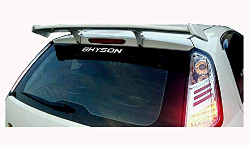 Car Spoiler|Compatible with Punto|Semi-Finished (Unpainted) Fiber Reinforced Plastic (FRP)