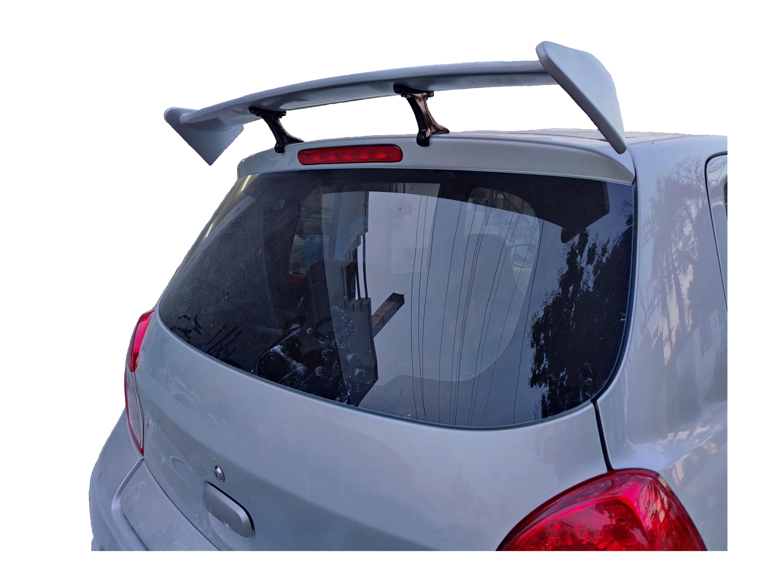 Car Spoiler Compatible to Beat-Celerio-I20-Elite-Ertiga Semi-Finished (Unpainted) Fiber Reinforced Plastic (FRP)