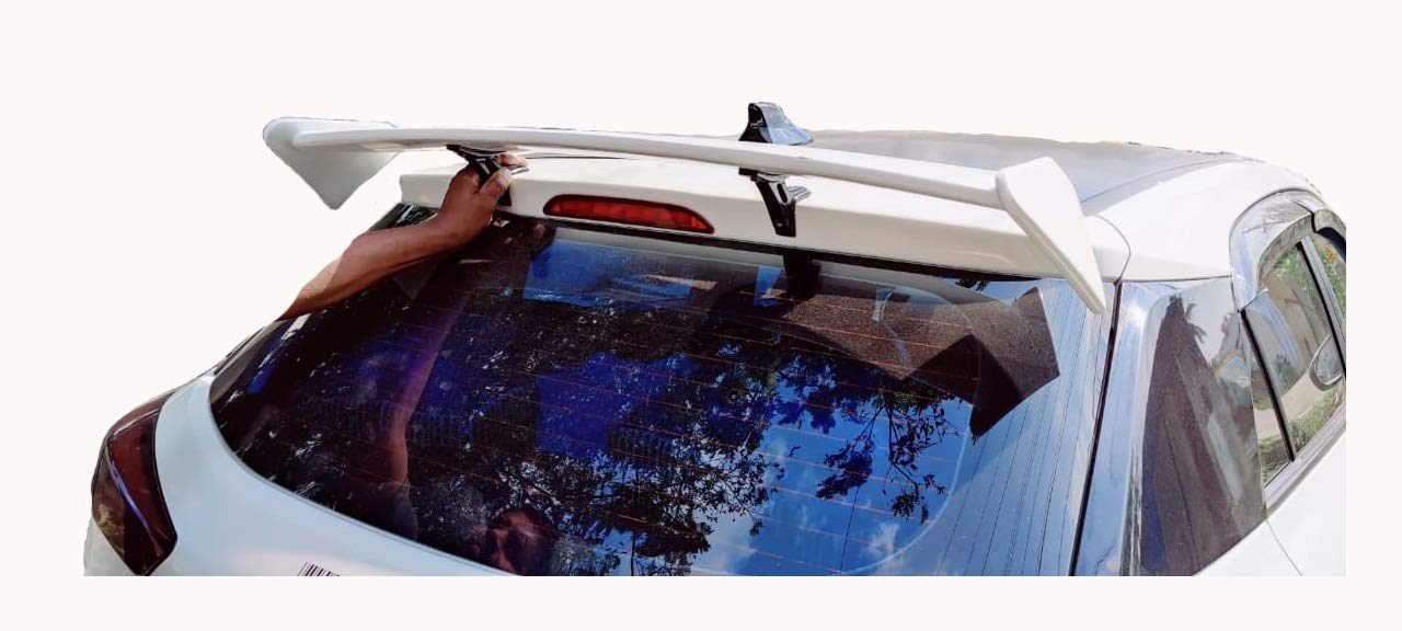 Car Spoiler Compatible to Beat-Celerio-I20-Elite-Ertiga Semi-Finished (Unpainted) Fiber Reinforced Plastic (FRP)