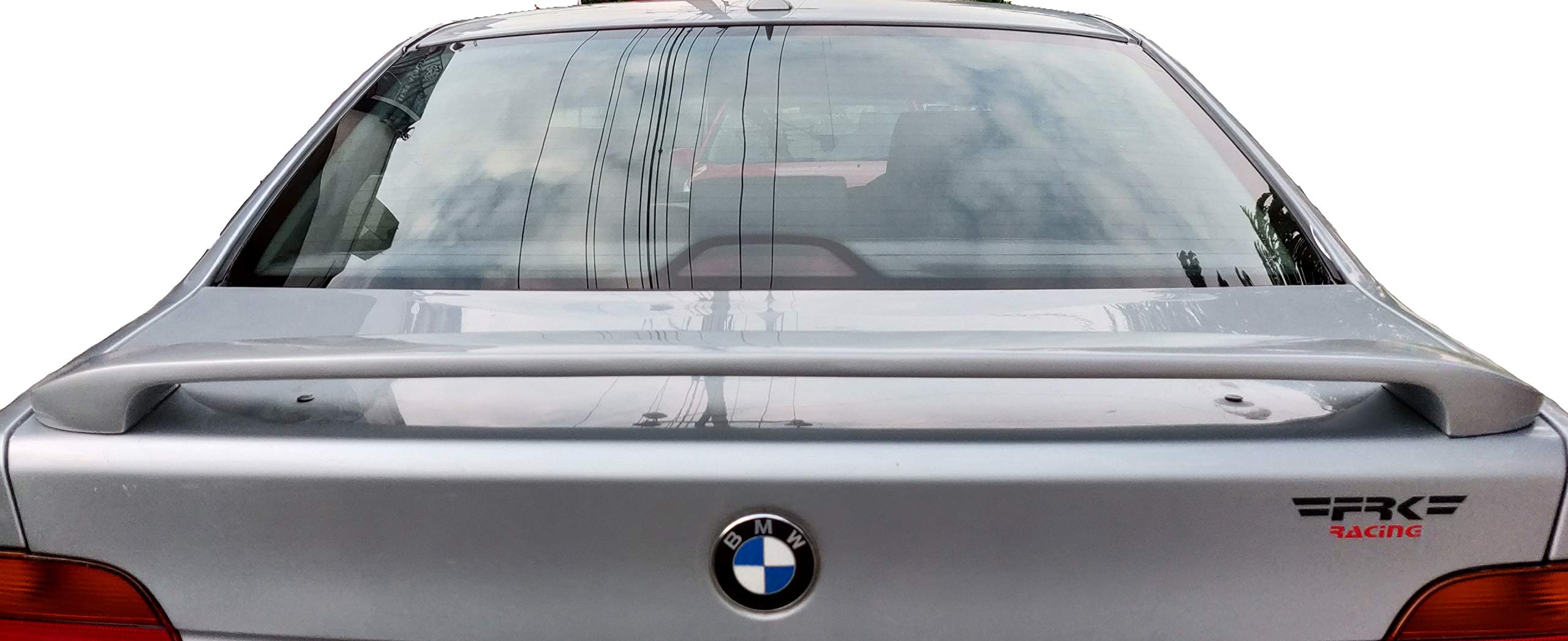 Light Weight Car Rear Trunk Spoiler Compatible with BMW. Semi-Finished Car Spoiler for Old BMW (Unpainted Grey)