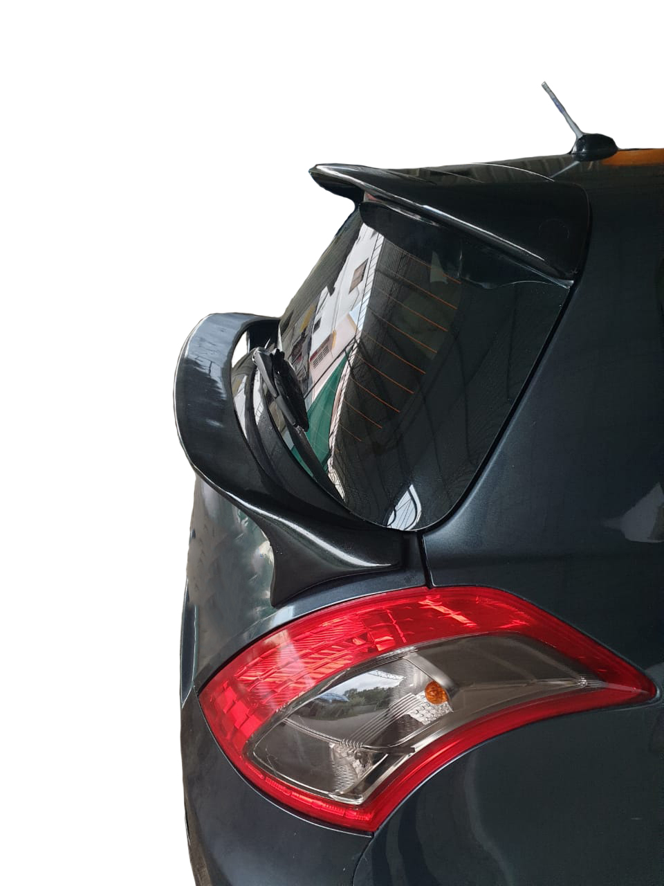 Car Spoiler| Compatible to Swift (2011 and 2014) Semi-Finished (Unpainted) Fiber Reinforced Plastic (FRP)