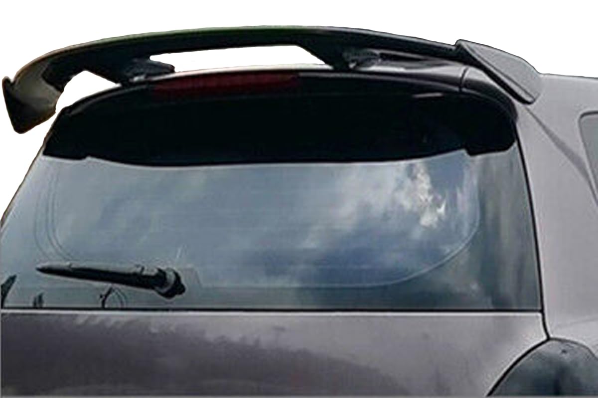 GT Type Sportz Spoiler Semi-Finished (Unpainted Grey) Car Spoiler Fiber Reinforced Plastic (FRP) Compatible with I 10 Grand