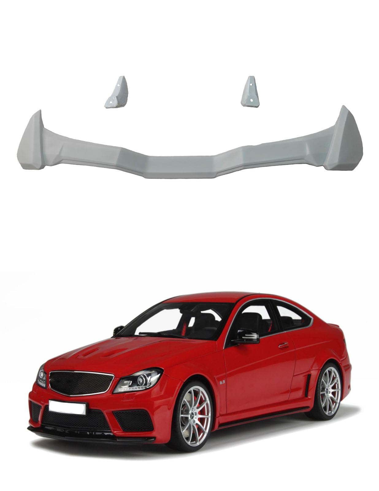 Car Spoiler Compatible for Benz | Jaguar | Octavia | Rapid | Laura | Elantra | Sonata Semi-Finished - Unpainted (FRP) Eagle Spoiler for Cars
