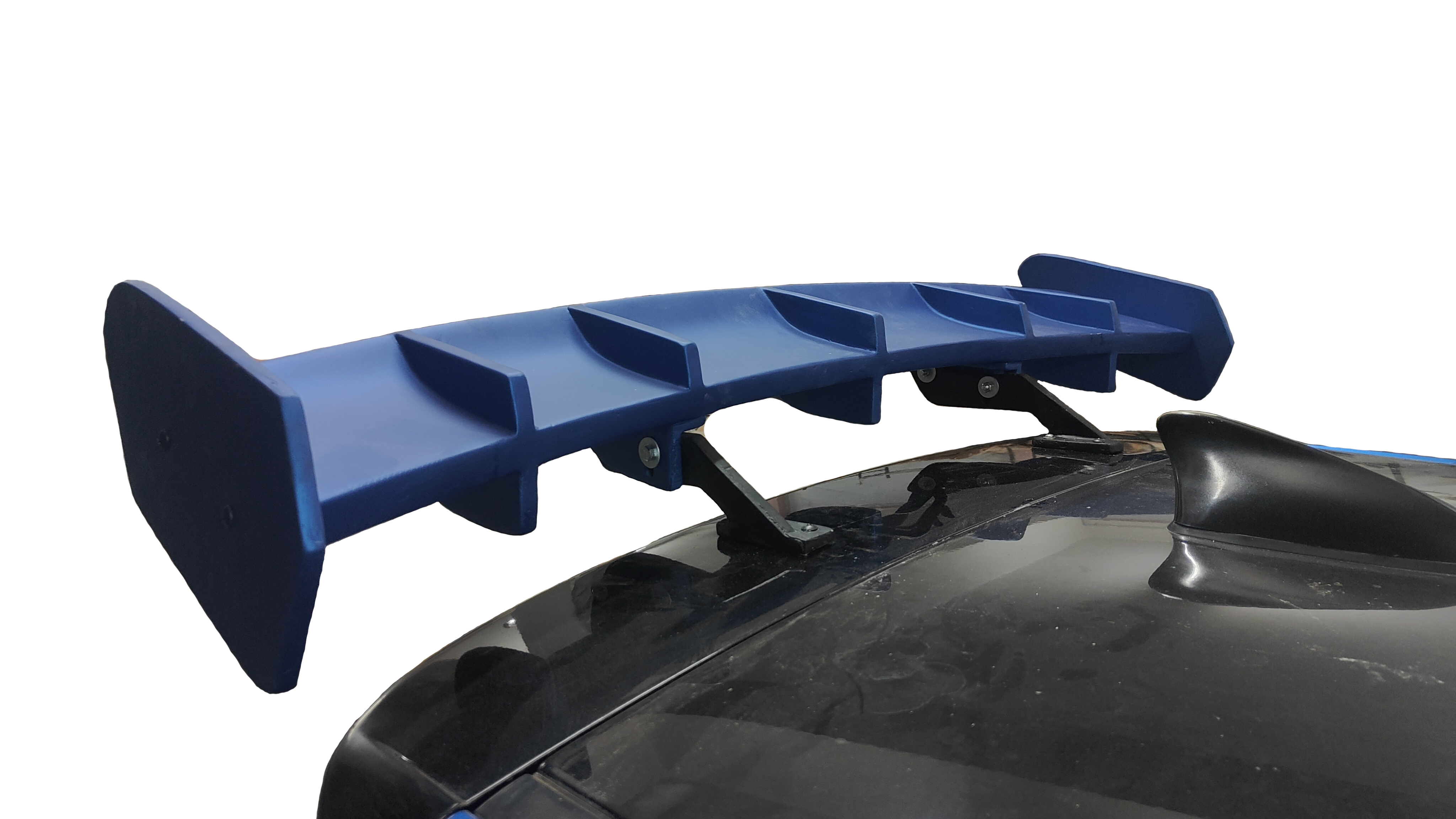 Car Spoiler Compatible with Hyundai Creta (Unpainted - Ps Grey Color) Car Spoiler with Light Weight Fiber Reinforced Plastic (FRP) Drilling Required.