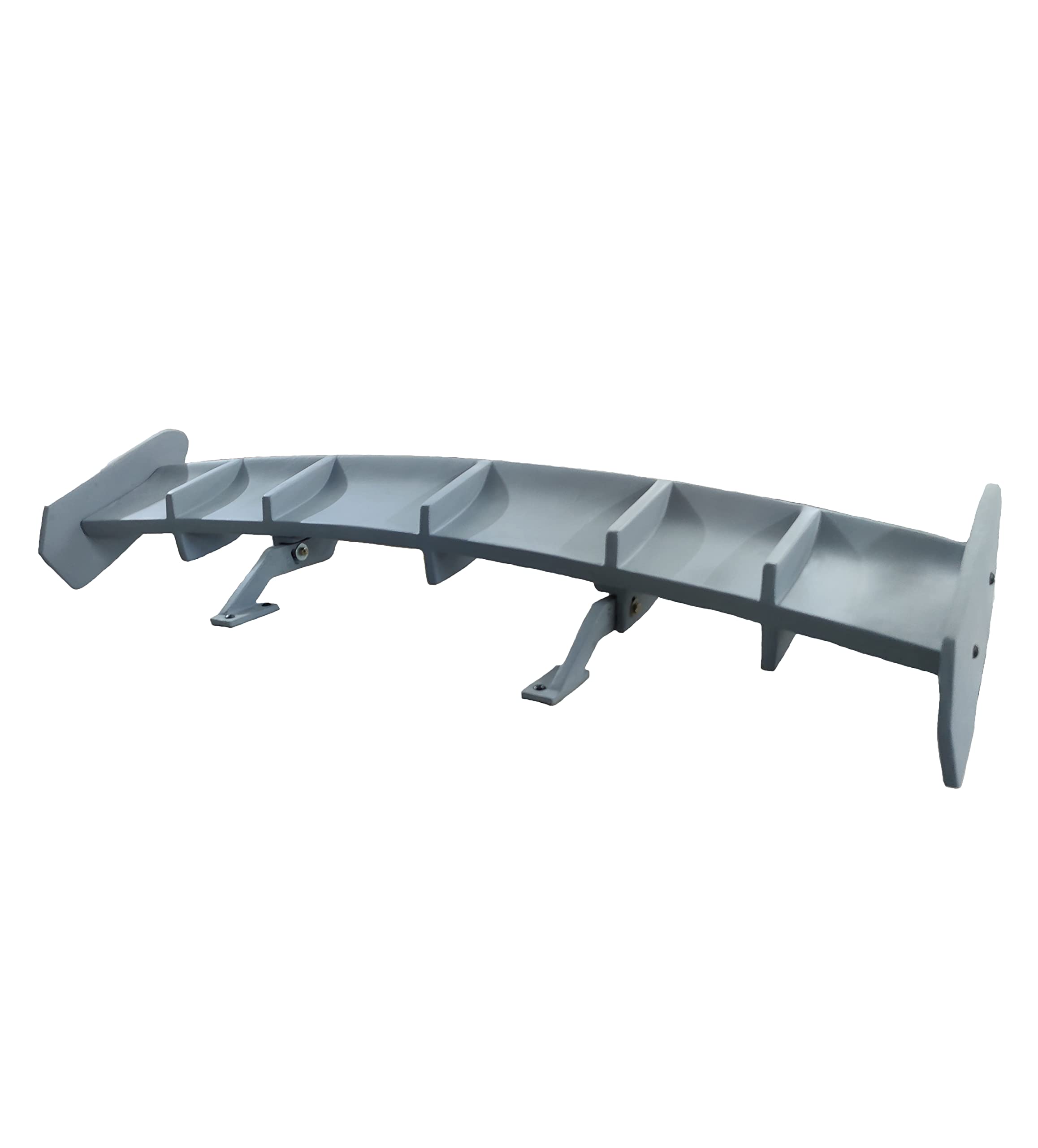 Car Spoiler Compatible with Hyundai Eon (Unpainted - Ps Grey Color) Car Spoiler with Light Weight Fiber Reinforced Plastic (FRP) Drilling Required.