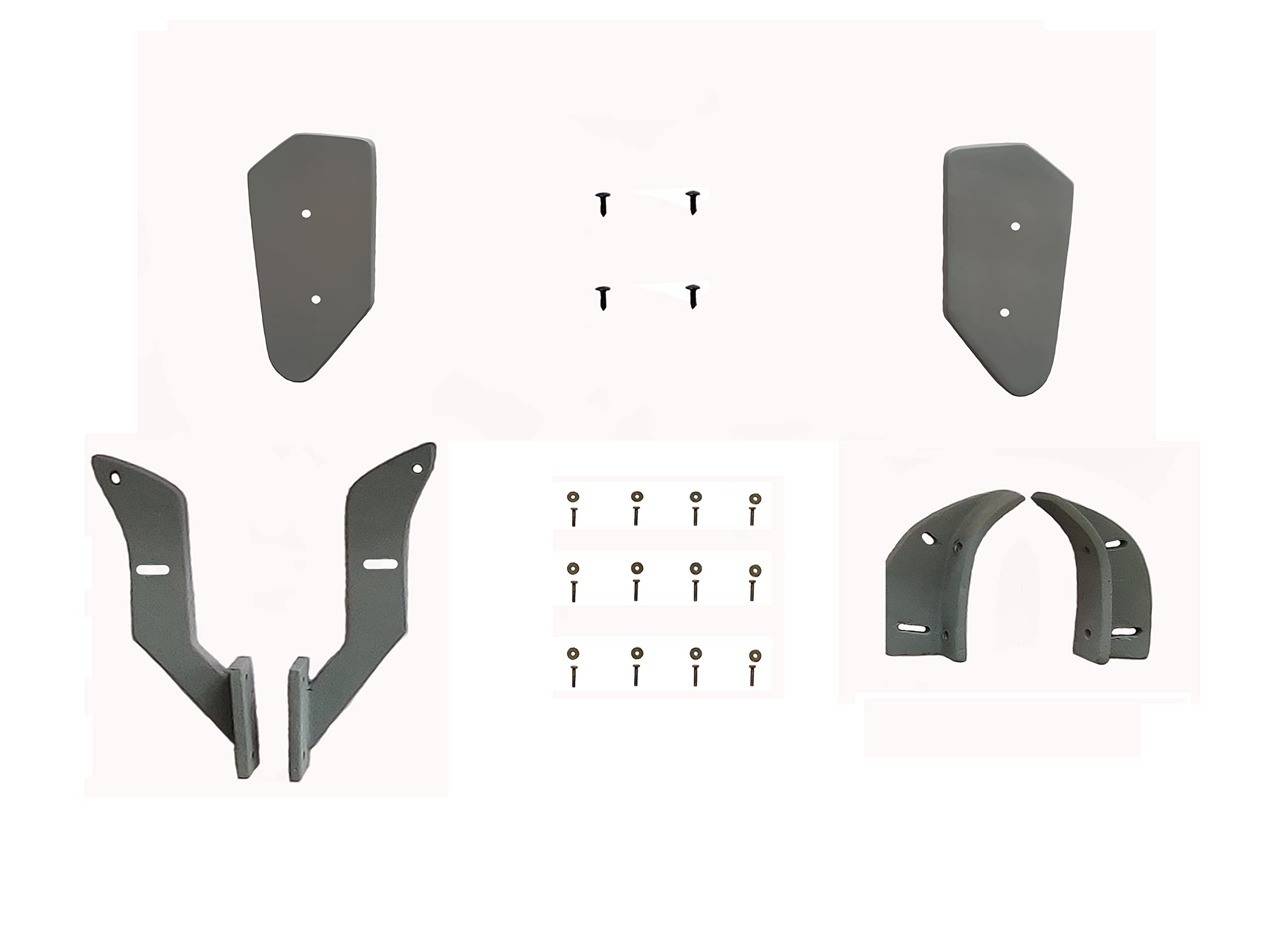 Car Spoiler Compatible with Hyundai Eon (Unpainted - Ps Grey Color) Car Spoiler with Light Weight Fiber Reinforced Plastic (FRP) Drilling Required.