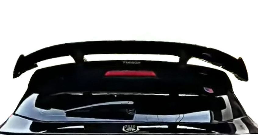 Car Spoiler Compatible with Harrier (Unpainted - Ps Grey Color) Monster car Spoiler - Fiber Reinforced Plastic (FRP) - Drilling Required.
