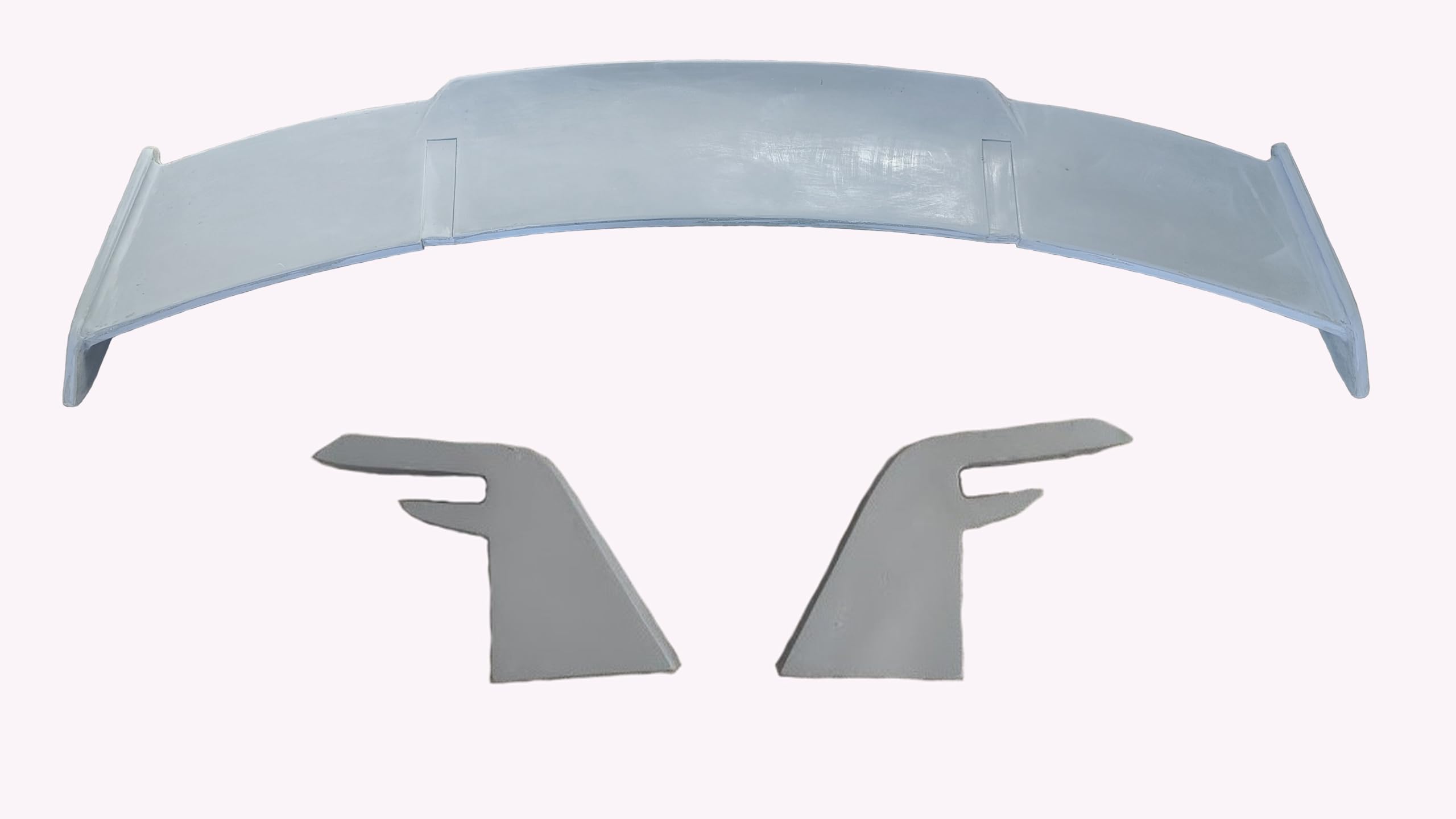 GT Type Sportz Spoiler Semi-Finished (Unpainted Grey) Car Spoiler Fiber Reinforced Plastic (FRP) Compatible with BMW Cars