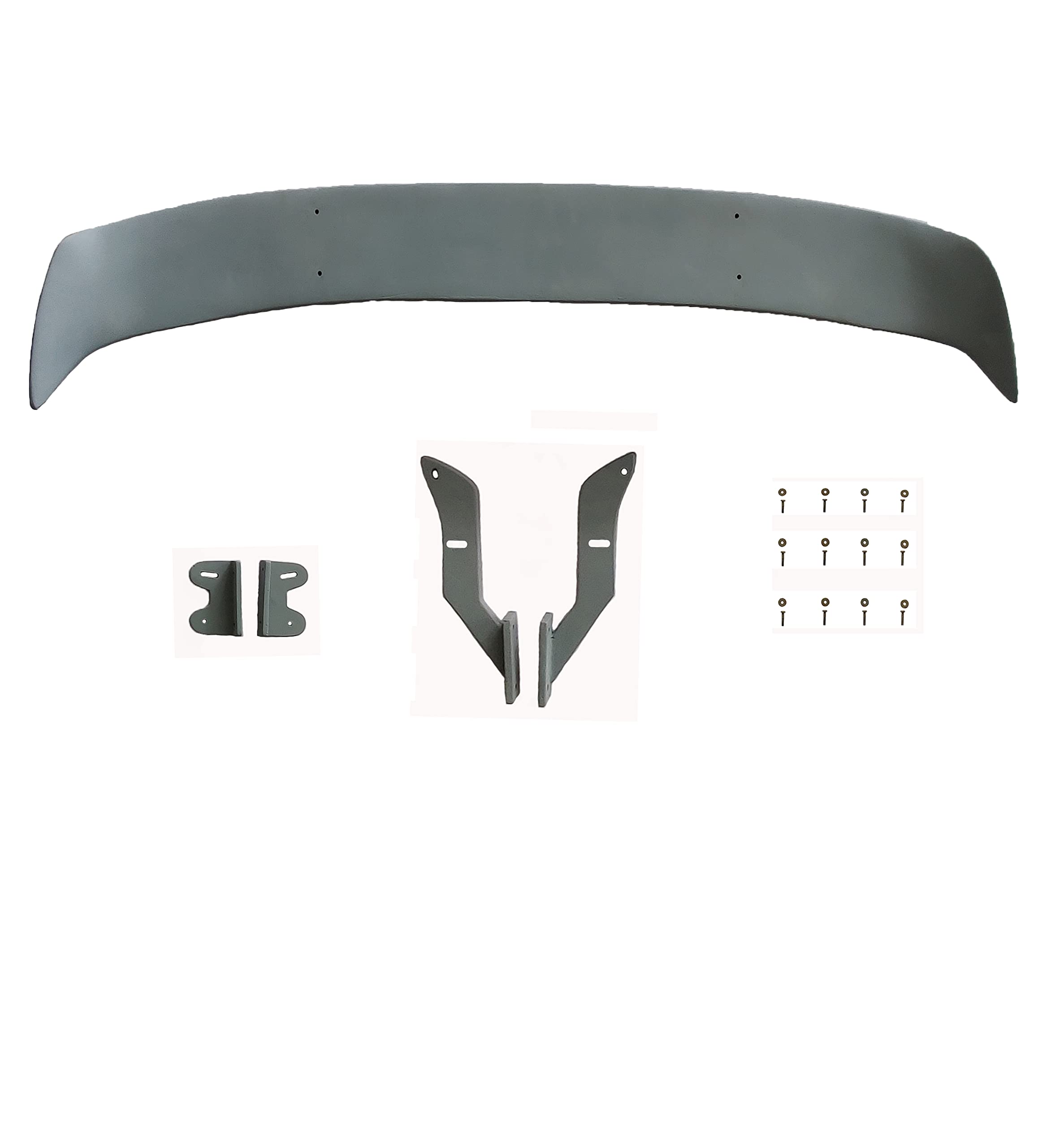 Car Spoiler Compatible with Cedia (Unpainted - Ps Grey Color) Car Spoiler with Light Weight Fiber Reinforced Plastic (FRP) - Drilling Required.