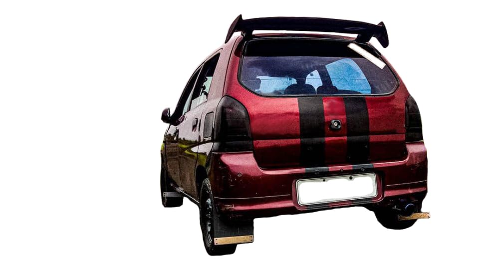 Car Spoiler Compatible to Alto-Astar-Swift-Ritz Fludic Semi-Finished (Unpainted) Fiber Reinforced Plastic (FRP)