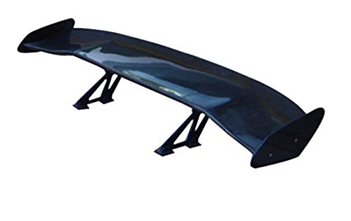 Car Spoiler Compatible with Cars (Unpainted - Ps Grey Color) Fiber Reinforced Plastic (FRP) Drilling Required for New car Owner