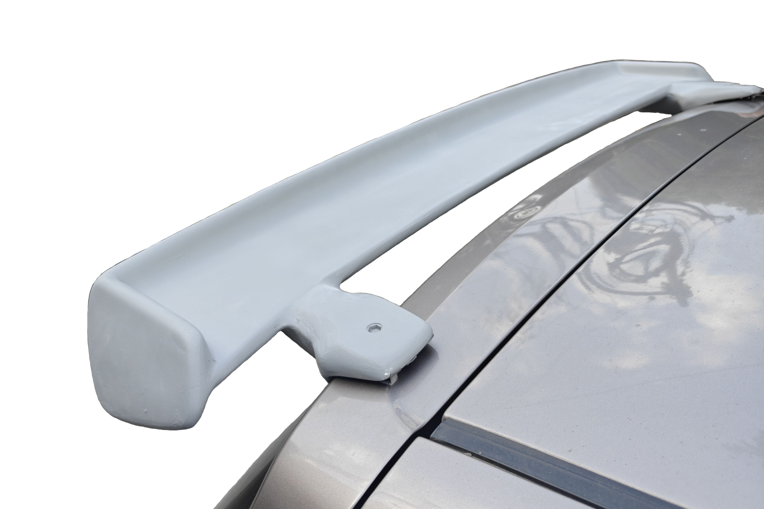 Car Spoiler Compatible to Polo - Semi-Finished (Unpainted) Fiber Reinforced Plastic (FRP)