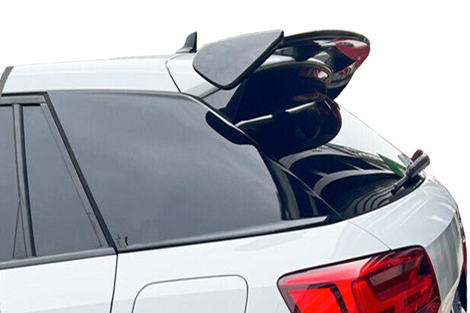 GT Type Sportz Spoiler Semi-Finished (Unpainted Grey) Car Spoiler Fiber Reinforced Plastic (FRP) Compatible with Punch