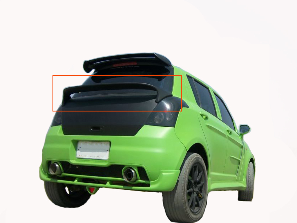 Car Spoiler| Compatible to Swift (2011 and 2014) Semi-Finished (Unpainted) Fiber Reinforced Plastic (FRP)