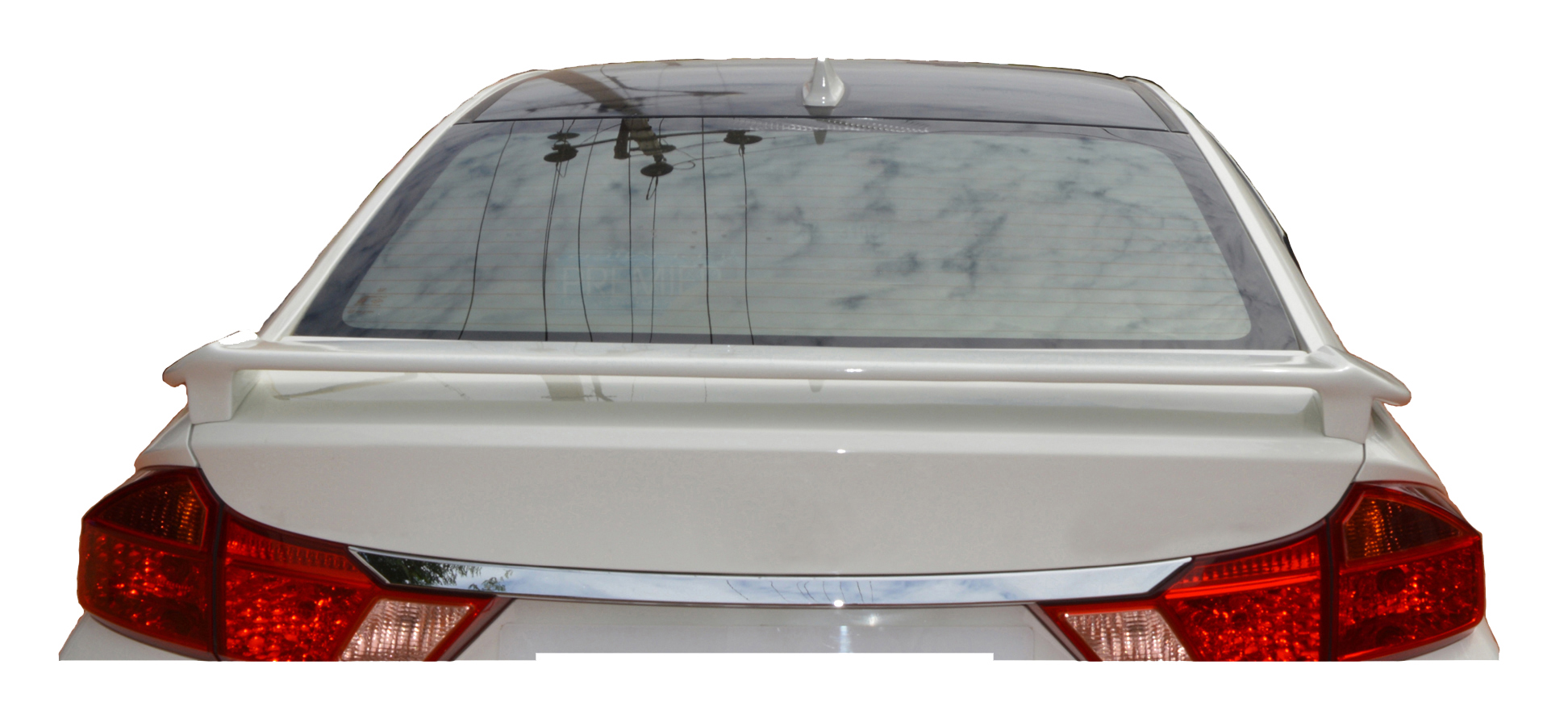 Car Spoiler Compatible with City 2005 to 2008 (Unpainted - Ps Grey Color) Car Spoiler with Light Weight Fiber Reinforced Plastic (FRP) Drilling Required.