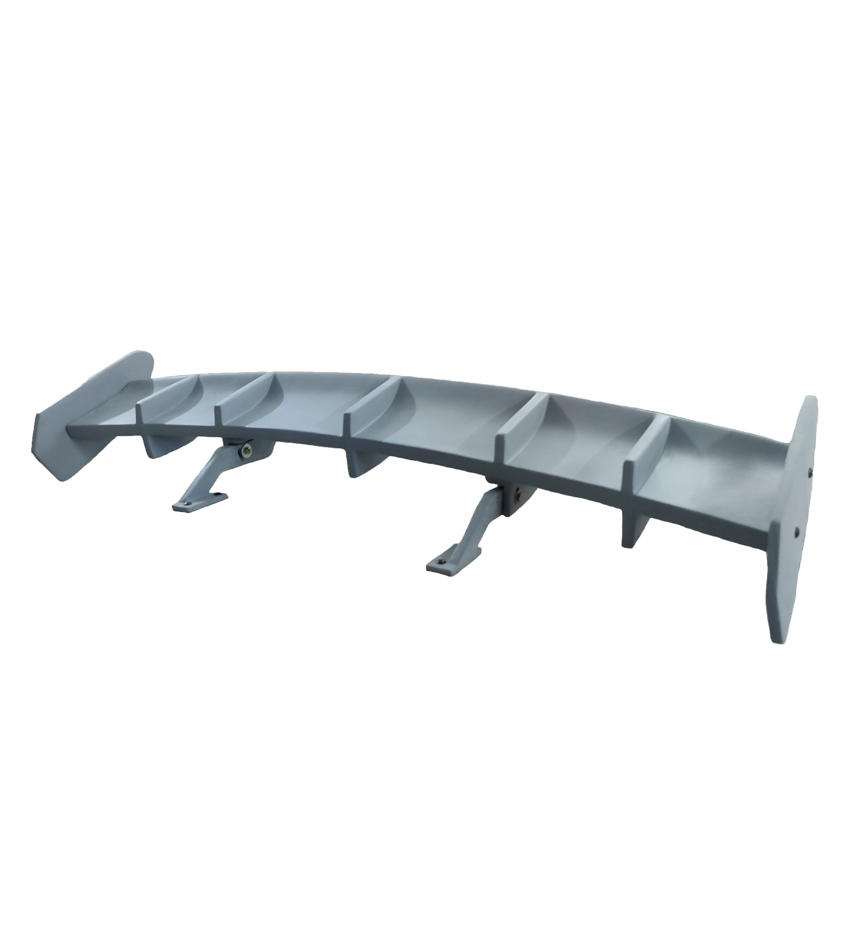Car Spoiler Compatible with Maruti Zen Estilo (Unpainted - Ps Grey Color) Car Spoiler with Light Weight Fiber Reinforced Plastic (FRP) Drilling Required.