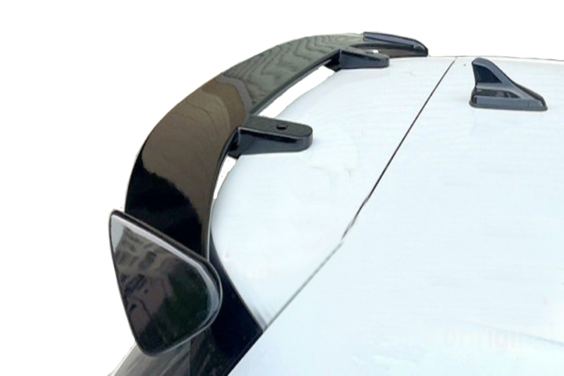 Car Spoiler Compatible with Harrier (Unpainted - Ps Grey Color) Monster car Spoiler - Fiber Reinforced Plastic (FRP) - Drilling Required.