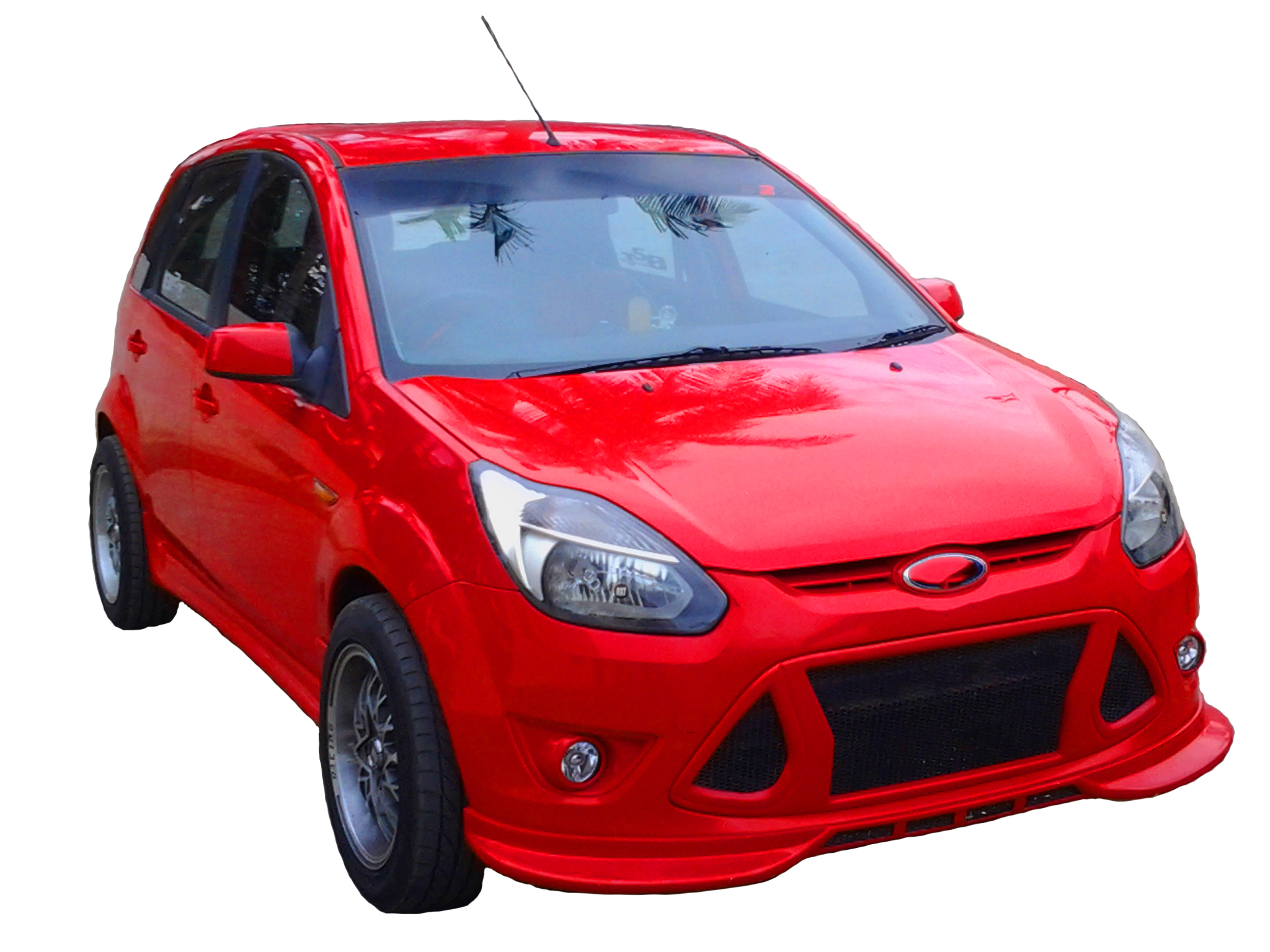 Car Spoiler Compatible to Figo Semi-Finished (Unpainted) Fiber Reinforced Plastic (FRP)