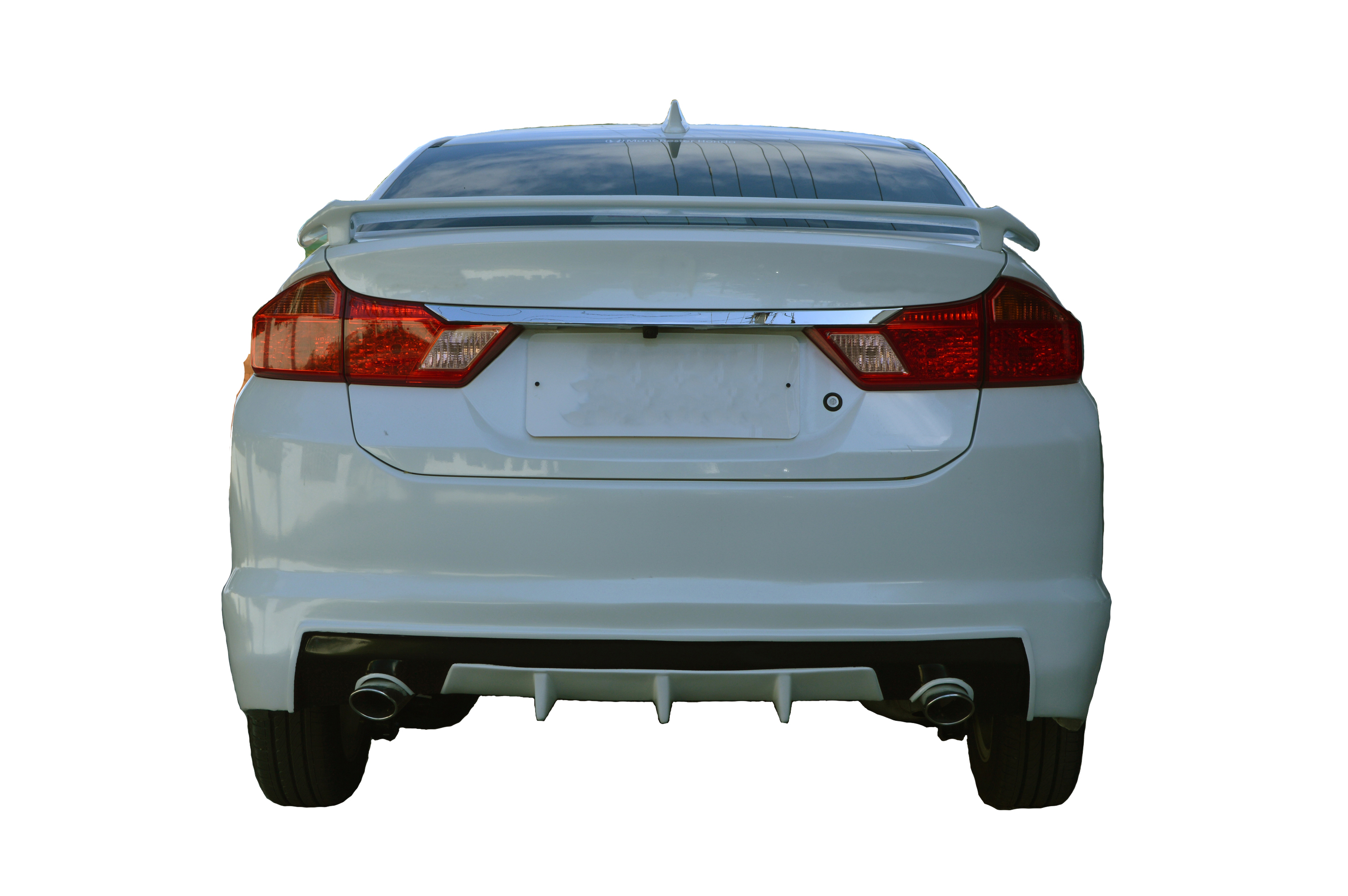 Car Spoiler Compatible with City 2005 to 2008 (Unpainted - Ps Grey Color) Car Spoiler with Light Weight Fiber Reinforced Plastic (FRP) Drilling Required.
