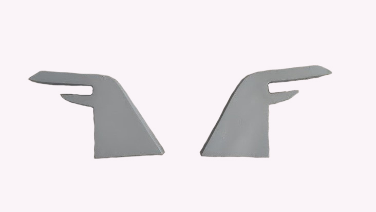 GT Type Sportz Spoiler Semi-Finished (Unpainted Grey) Car Spoiler Fiber Reinforced Plastic (FRP) Compatible with Cruze Cars